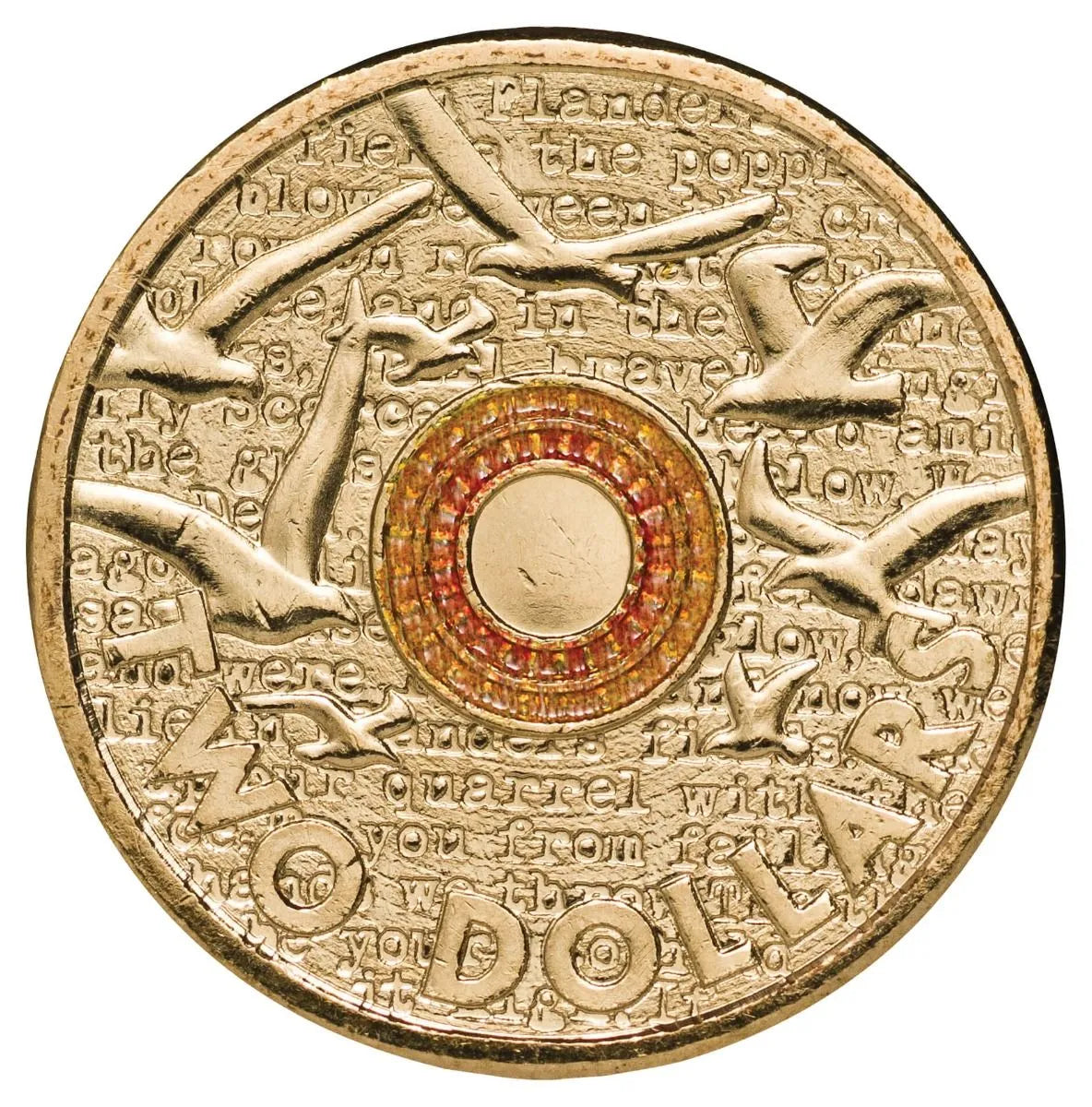 2015 $2 Remembrance Day In Flanders Field UNC Coin