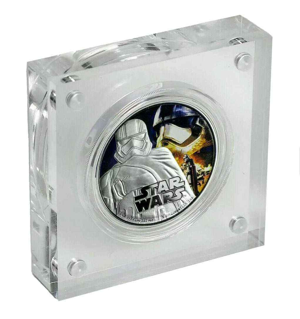 Niue 2016 $2 Star Wars Captain Phasma 1oz Silver Coloured Proof Coin