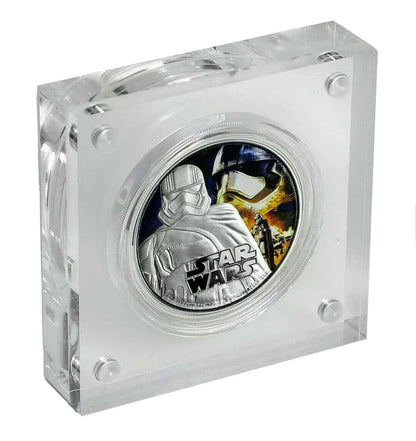 Niue 2016 $2 Star Wars Captain Phasma 1oz Silver Coloured Proof Coin