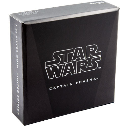 Niue 2016 $2 Star Wars Captain Phasma 1oz Silver Coloured Proof Coin