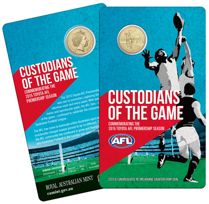 2015 $1 AFL Premiership 'M' Mintmark Uncirculated Coin