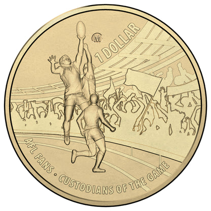2015 $1 AFL Premiership 'M' Mintmark Uncirculated Coin