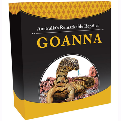 Tuvalu 2016 $1 Australia's Remarkable Reptile Goanna 1oz Silver Coloured Proof Coin