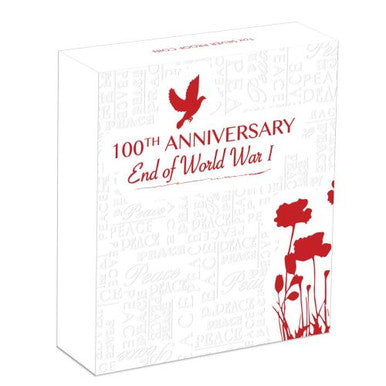 2018 $1 100th Anniversary End of World War I 1oz Silver Proof Coin