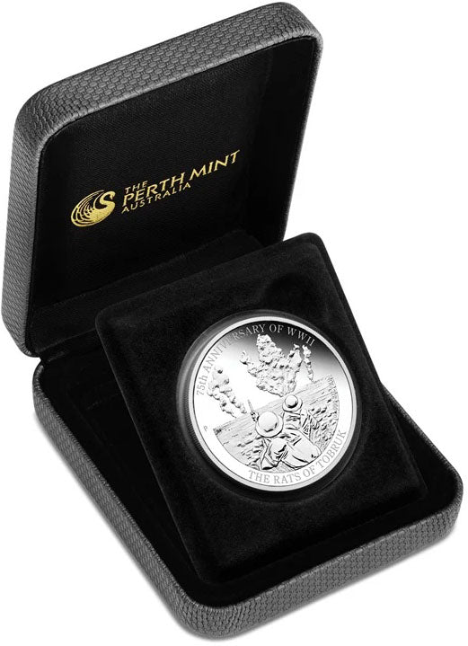 2016 $1 75th Anniversary of WWII The Rats of Tobruk 1oz Silver Proof Coin