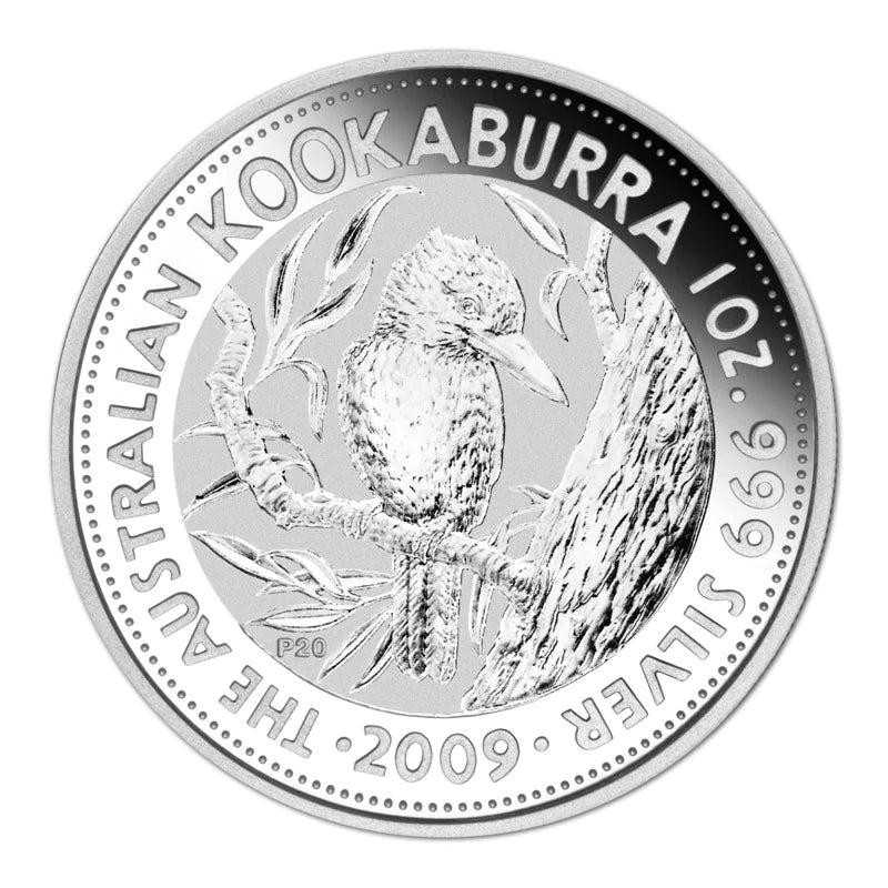 2009 $1 Australian Kookaburra 20th Edition 1oz Silver BU 20 Coin Set