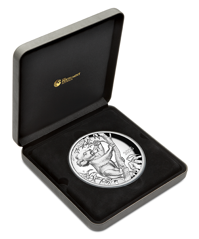 2025 $10 Beth Zaiken Collection The Koala 10oz Silver High Relief Proof Coin