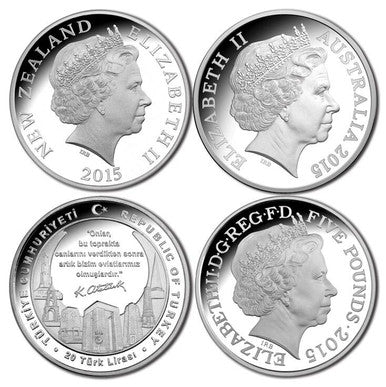 2015 Centenary of The Gallipoli Landing 4 Coin Proof Set