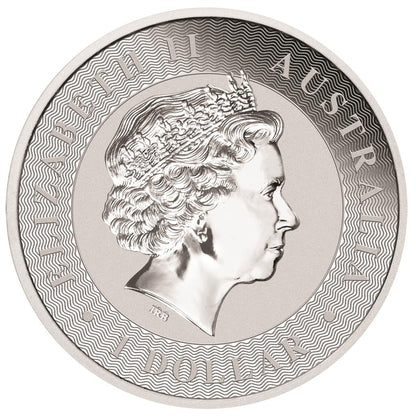 2016 $1 Australian Kangaroo 1oz Silver Gilded Coin