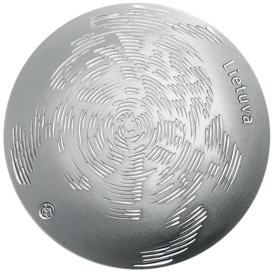 Lithuania 2014 50 Litu Moeta 'FORM' 1oz Silver Proof Coin