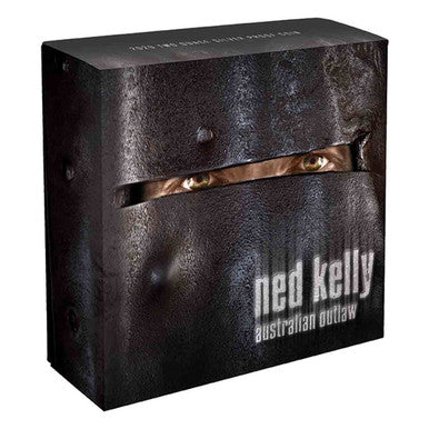 Niue 2020 $5 Ned Kelly Australian Outlaw 2oz Silver Coloured Proof Coin
