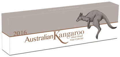 2016 Australian Kangaroo Silver 4 Coin Set