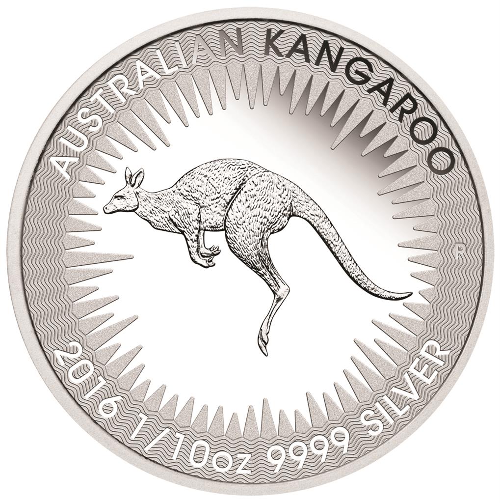2016 Australian Kangaroo Silver 4 Coin Set