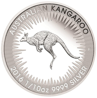 2016 Australian Kangaroo Silver 4 Coin Set