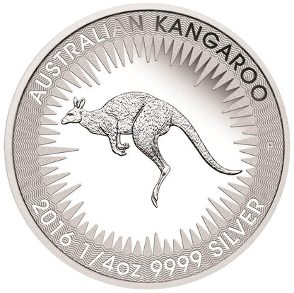 2016 Australian Kangaroo Silver 4 Coin Set