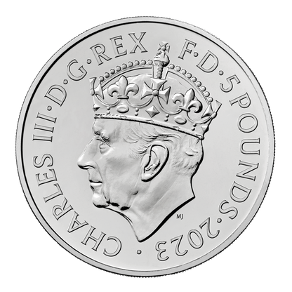 UK 2023 £5 The Coronation of His Majesty King Charles III Uncirculated Coin