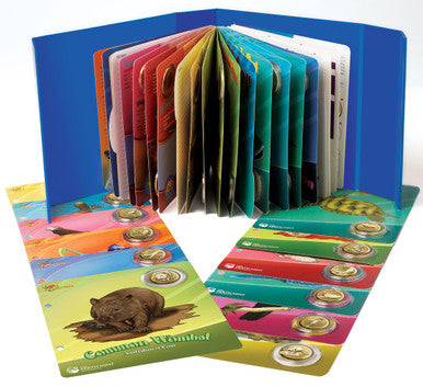 2008 $1 Young Collectors Australian Animals 13 Coin Set