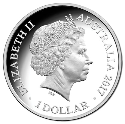 2017 $1 Centenary of The Trans-Australian Railway 'C' Mintmark Silver Proof Coin