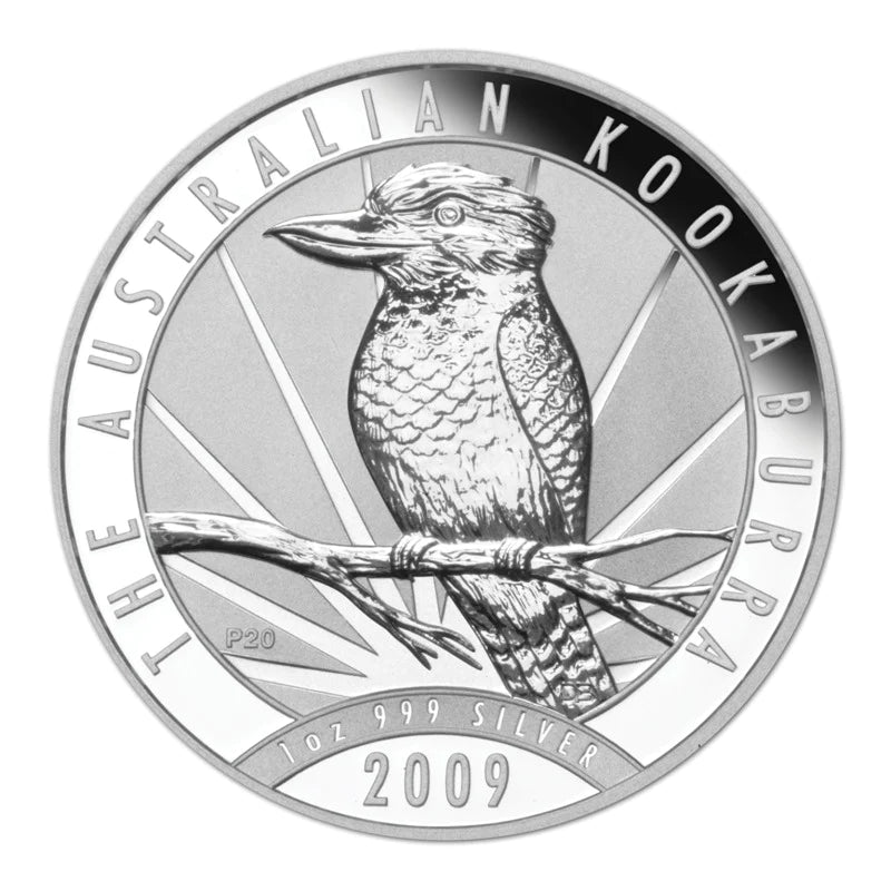 2009 $1 Australian Kookaburra 20th Edition 1oz Silver BU 20 Coin Set