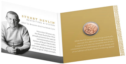 2017 2c Stuart Devlin Revisiting A Vision Bronze Uncirculated Coin