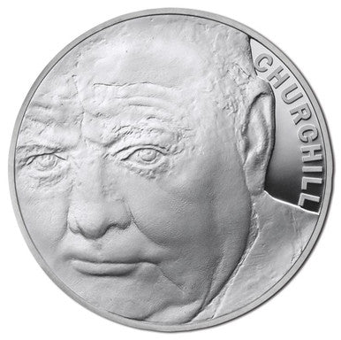UK 2015 £5 50th Anniversary of The Death of Sir Winston Churchill Silver Proof Coin