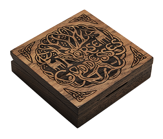 Tuvalu 2017 $2 Norse Goddesses Freya 2oz Silver Antiqued Coin