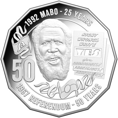 2017 50c Pride & Passion Mabo Silver Proof Coin