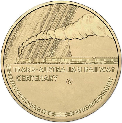 2017 $1 Centenary of The Trans-Australian Railway 'S' Counterstamp Uncirculated Coin