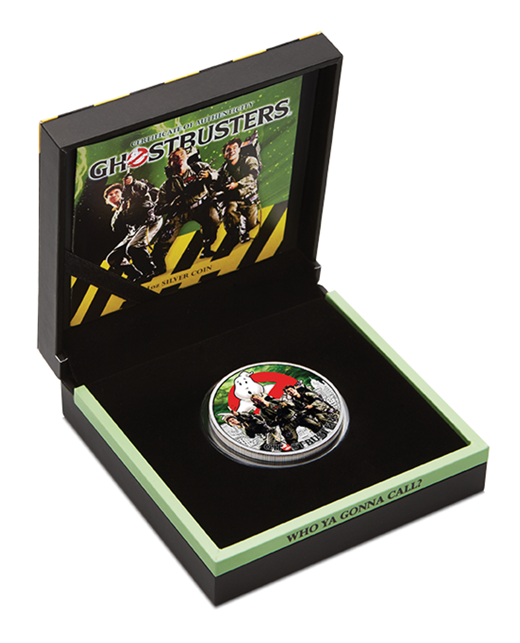 Tuvalu 2016 $1 Ghostbusters Crew 1oz Silver Coloured Proof Coin