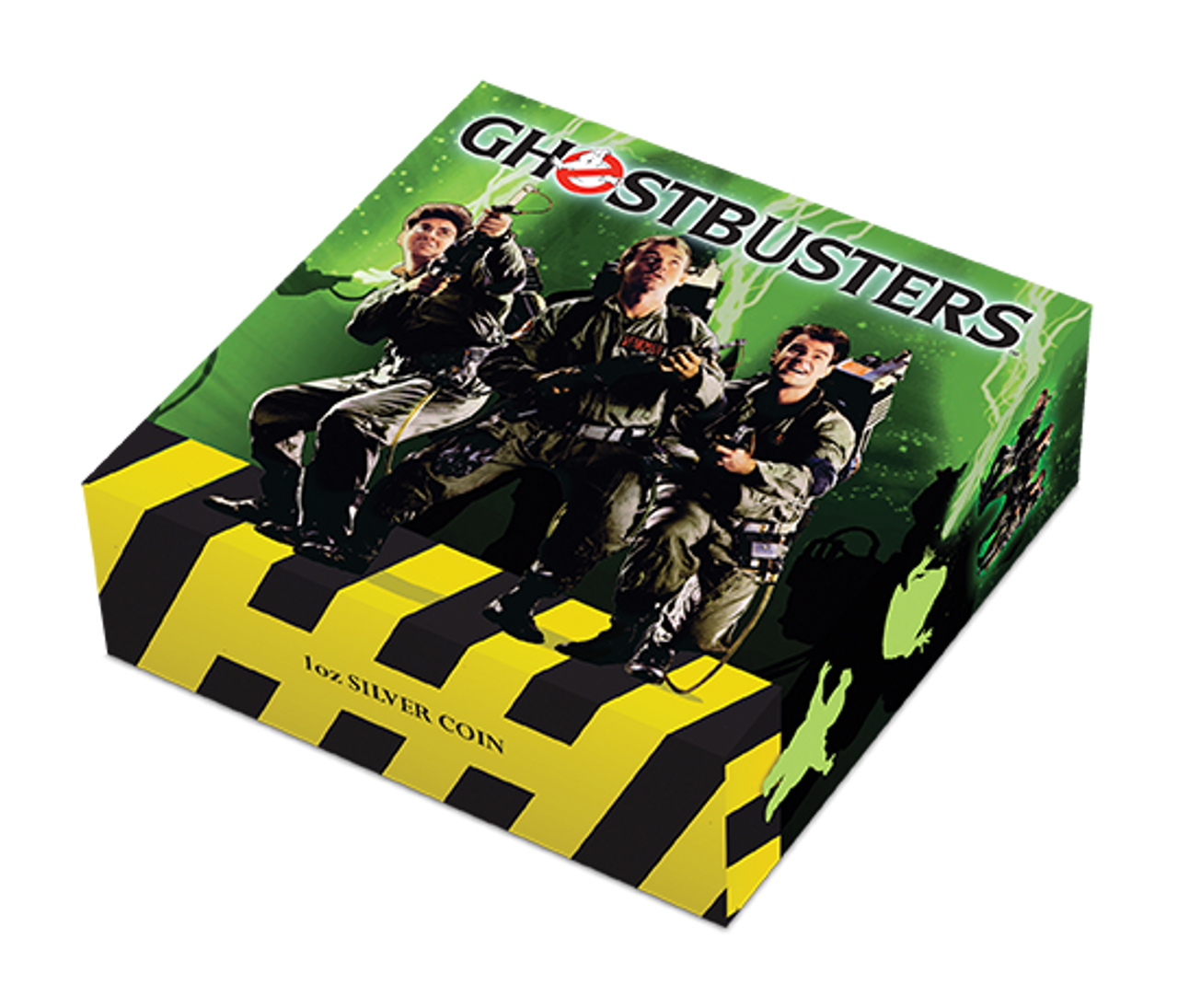 Tuvalu 2016 $1 Ghostbusters Crew 1oz Silver Coloured Proof Coin