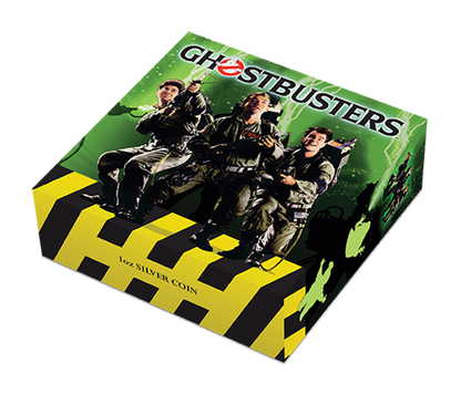 Tuvalu 2016 $1 Ghostbusters Crew 1oz Silver Coloured Proof Coin