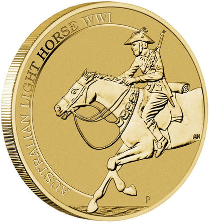 2017 $1 ANDA Brisbane Centenary of WWI The Australian Light Horse PNC