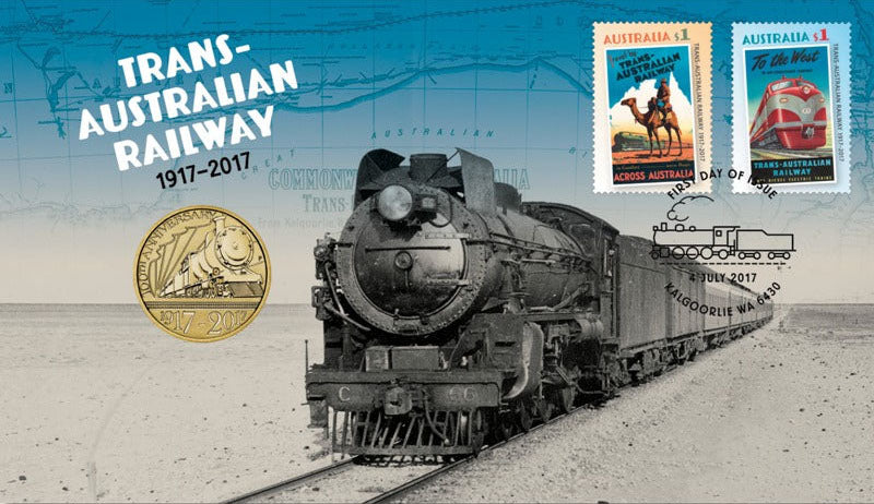 2017 $1 Centenary of Trans-Australian Railway PNC