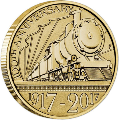 2017 $1 Centenary of Trans-Australian Railway PNC