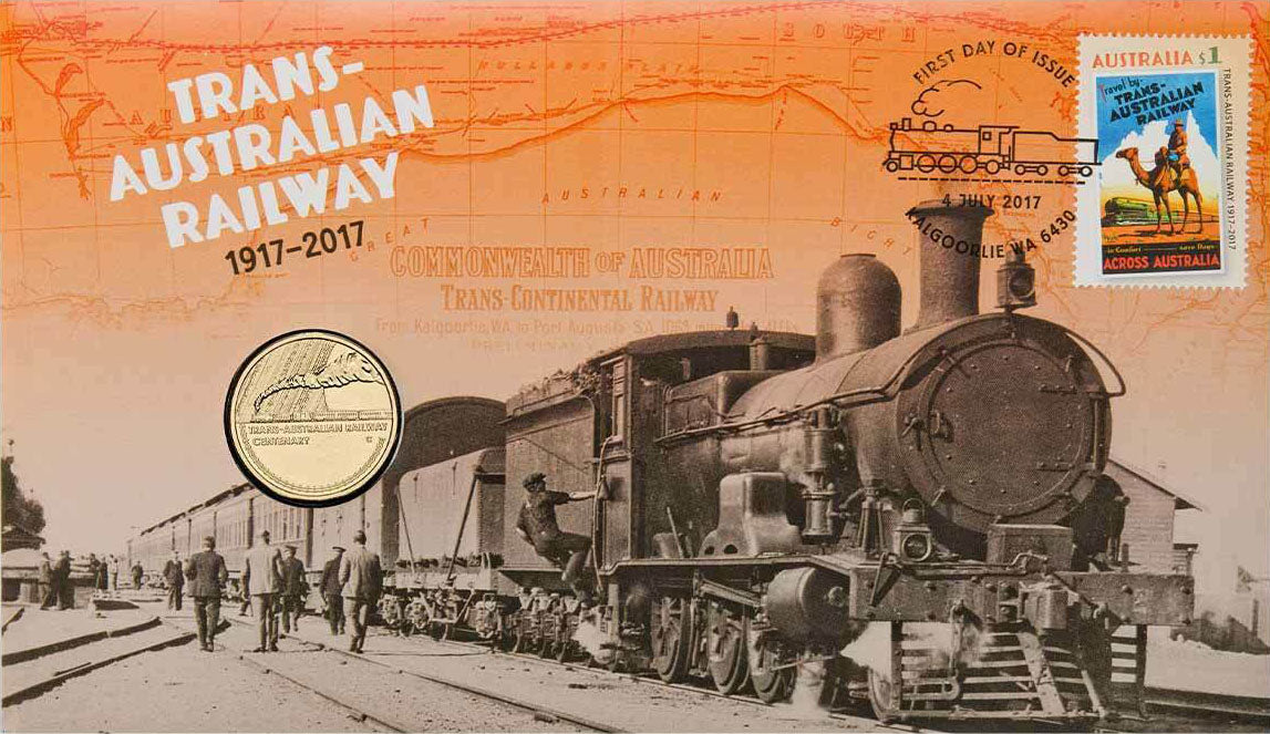 2017 $1 Trans-Australian Railway Centenary PNC