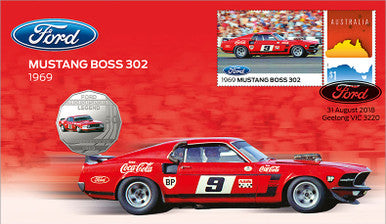 2018 50c Ford Motorsport Legends 1969 Mustang Boss 302 PNC
