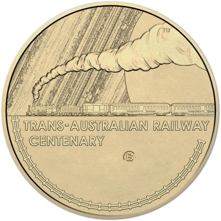 2017 $1 Centenary of The Trans-Australian Railway 'B' Counterstamp Uncirculated Coin