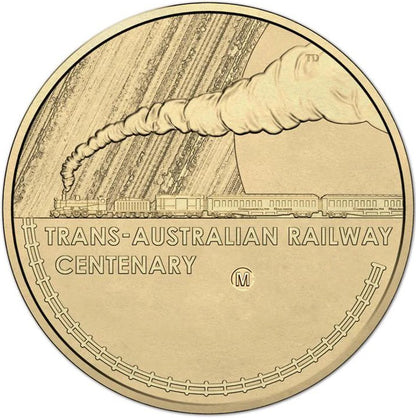 2017 $1 Centenary of The Trans-Australian Railway 'M' Counterstamp Uncirculated Coin