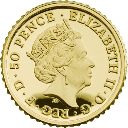 UK 2017 50p Britannia 1/40oz Gold Proof Coin