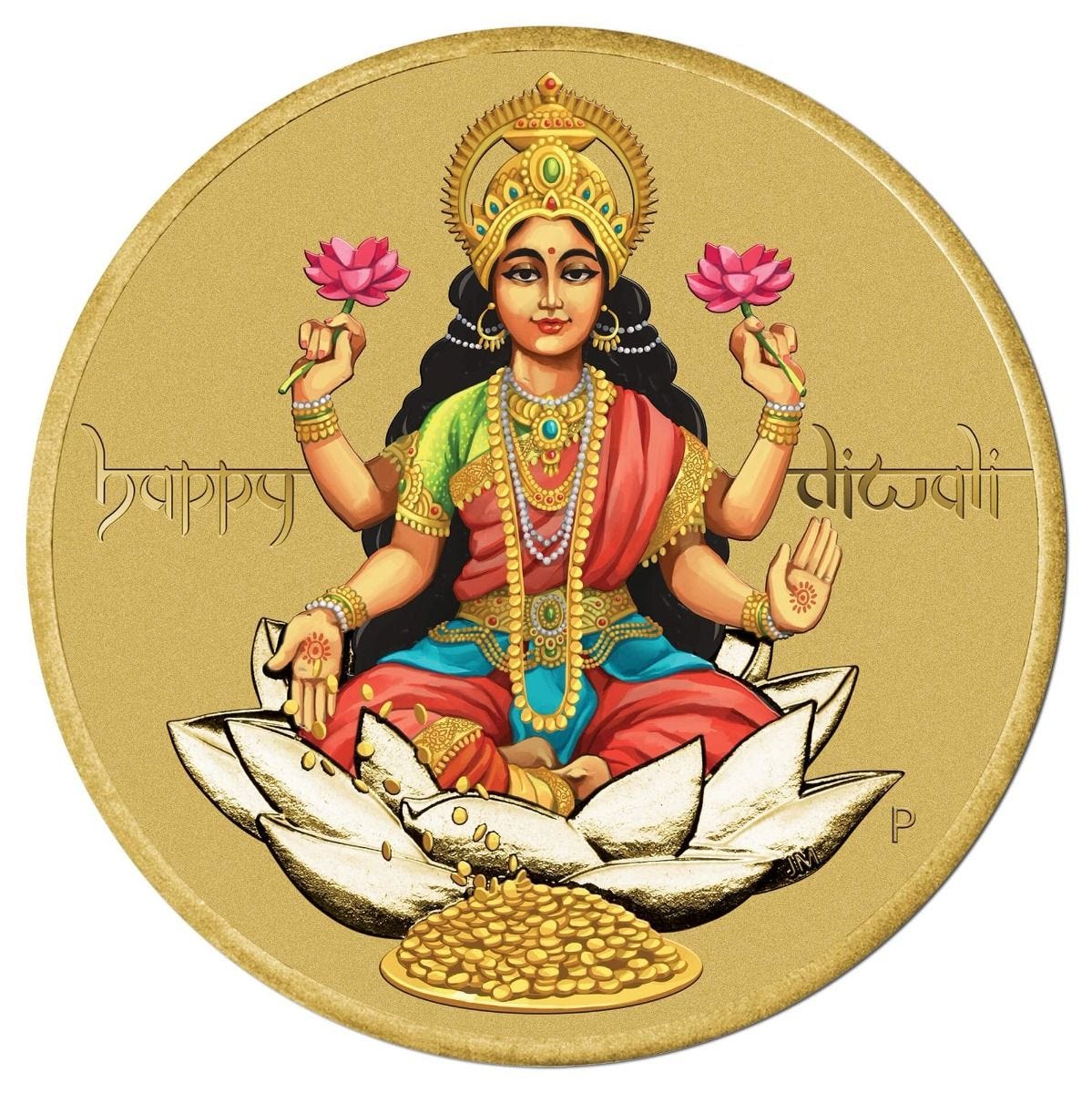 2017 $1 Happy Diwali PNC