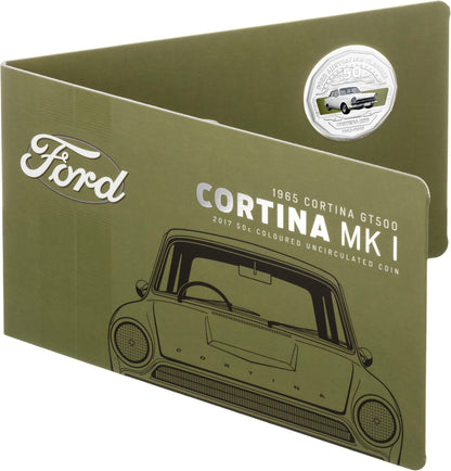 2017 50c Ford Australia Uncirculated 12 Coin Collection with Tin