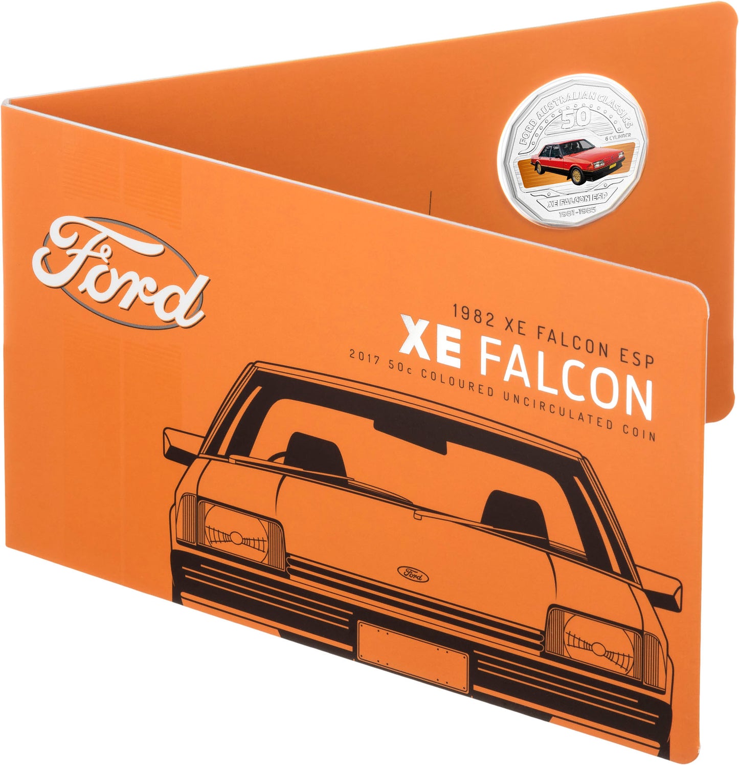 2017 50c Ford Australia Uncirculated 12 Coin Collection with Tin