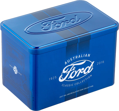2017 50c Ford Australia Uncirculated 12 Coin Collection with Tin