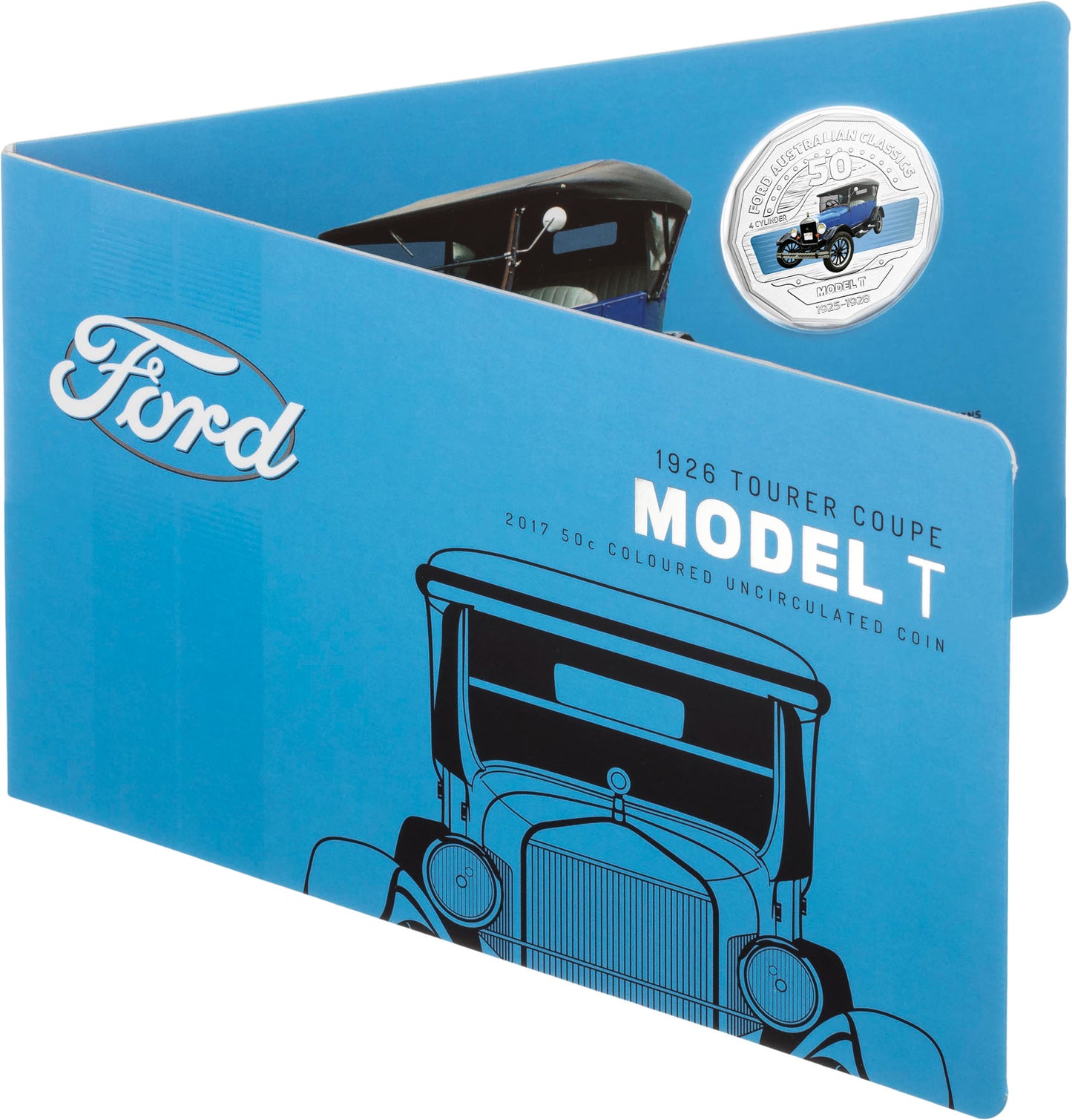 2017 50c Ford Australia Uncirculated 12 Coin Collection with Tin