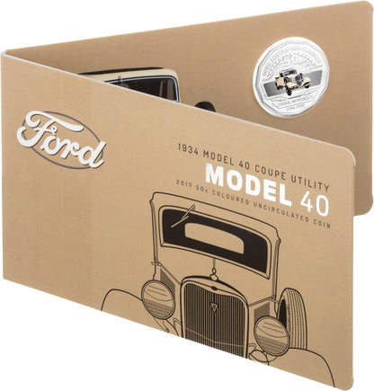 2017 50c Ford Australia Uncirculated 12 Coin Collection with Tin