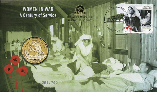 2017 $1 ANDA Sydney Women In War A Century of Service PNC