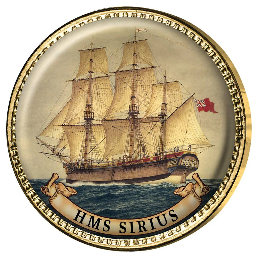 Ships of The First Fleet Gold Plated Halfpenny & Penny Enamel 11 Coin Collection