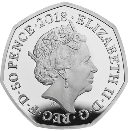UK 2018 50p 1918 Representation of The People Act Silver Proof Coin