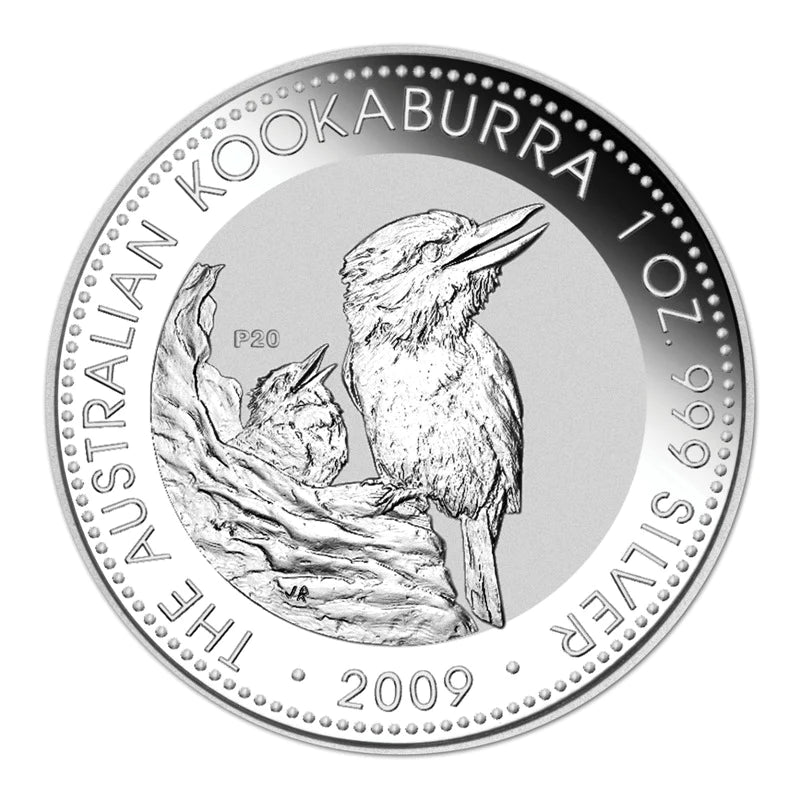 2009 $1 Australian Kookaburra 20th Edition 1oz Silver BU 20 Coin Set