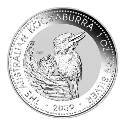 2009 $1 Australian Kookaburra 20th Edition 1oz Silver BU 20 Coin Set